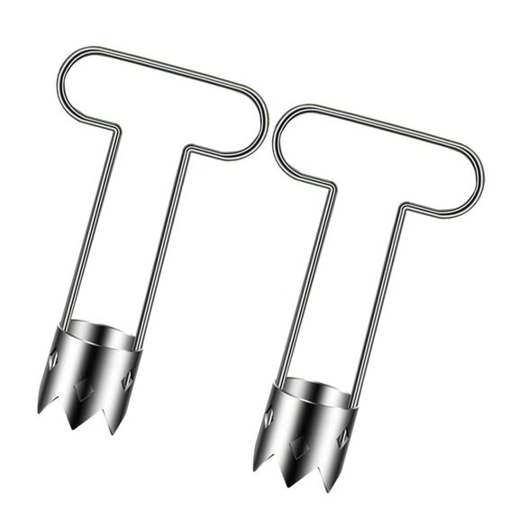 Ergonomic Fruit Cores Remover Tool 304 Metal Citrus Corer For Kitchen Outdoor Dishwasher Safe Kitchen Gadget