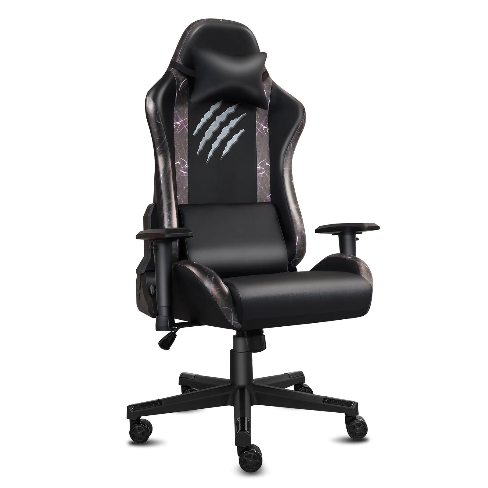 Tri-Color Streamer Gaming Chair Reclining Backrest Cushion