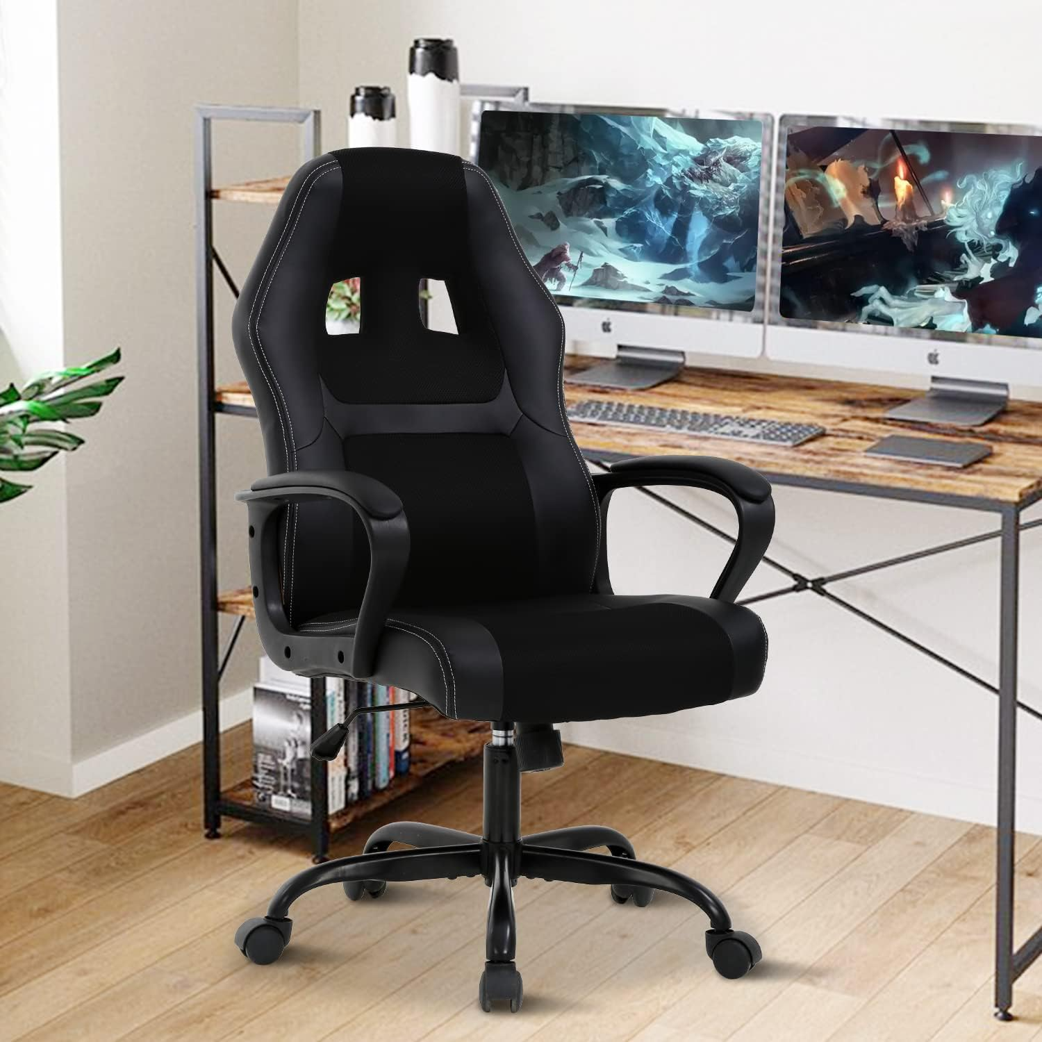 Ergonomic Gaming Chair Computer Chair Adjustable Reclining Massage