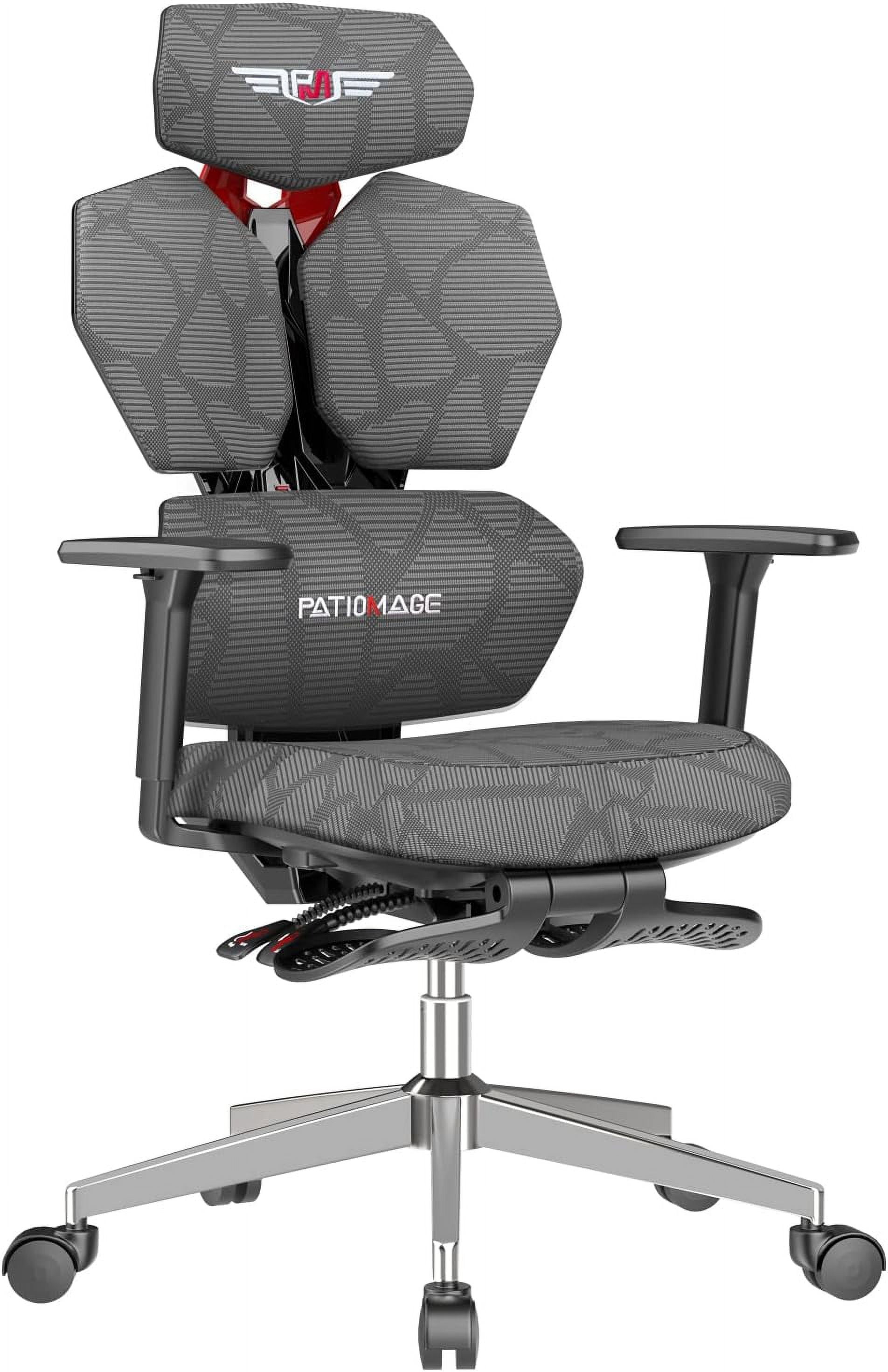 Ergonomic Gaming Chair with Footrest Big and Tall Game Chair Reclining