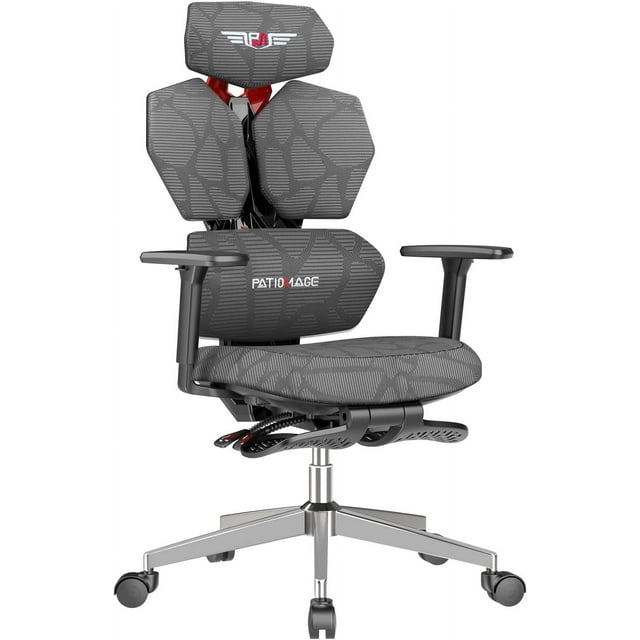 Ergonomic Gaming Chair with Footrest Big and Tall Game Chair Reclining