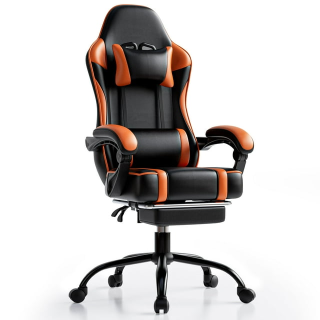 Ergonomic Swivel Gaming Chair, High Back, Wide Seat, Heavyweight