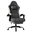 thumbnail image 1 of AsterOutdoor Ergonomic Gaming Chair with Pocketed Spring Cushion, Breathable Fabric, Footrest & Adjustable Lumbar Support, Multicolor, 1 of 6