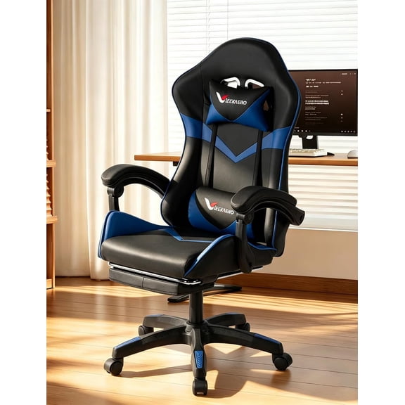 Leekaeiio Small Gaming Chair, Ergonomic Video Game Chair with Lumbar Support, Reclining High Back for Adults Teens