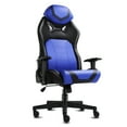 thumbnail image 1 of Ergonomic Gaming Chairs for Adults with High-Density Memory Foam | Swivel Comfortable Office Chair, Big and Tall Video Game Chair, High Back Computer Chair for Home, Office, Blue Black, 1 of 7
