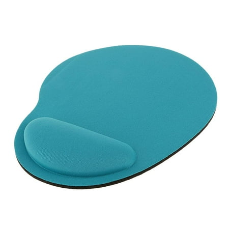 Ergonomic Gaming Office Mouse Pad Mat Mousepad with Rest Wrist Support - Non-slip Rubber Base for Computer, Laptop,Gaming and Office Blue