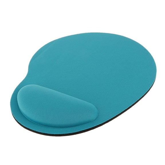 Ergonomic Gaming Office Mouse Pad Mat Mousepad with Rest Wrist Support - Non-slip Rubber Base for Computer, Laptop,Gaming and Office Blue