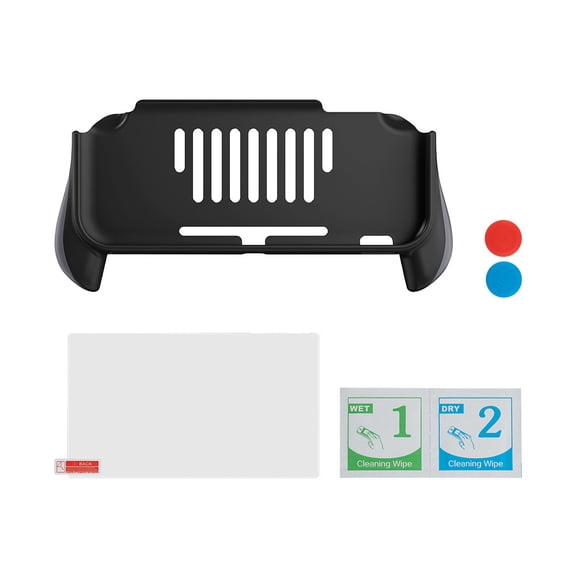 Ergonomic Grip Handle with Built-in Stand for Nintendo Switch Lite - Comfortable Handheld Grip