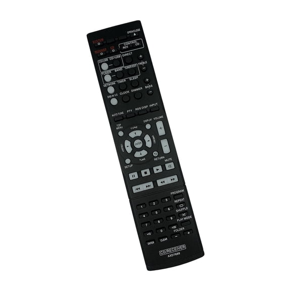 Ergonomic Grip Remote Control ABS Build and Energy Saving Technology Suitable for AXD7688 Family Entertainment Use