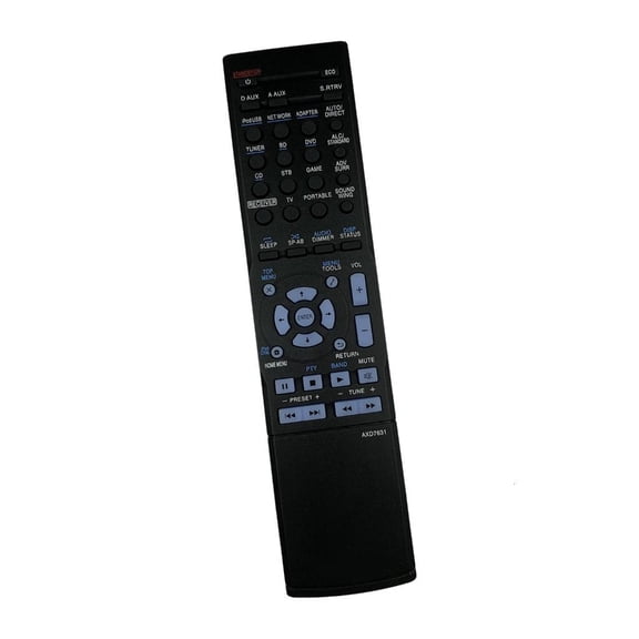 Ergonomic Grip Remote Control ABS Build and Technology Suitable for AXD7631 Family Entertainment Use