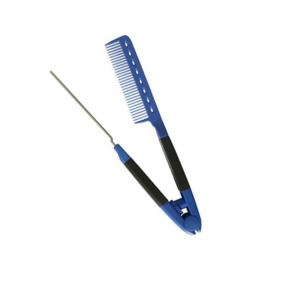 Ergonomic Hair Straightening Tool Friendly Styling Comb Practical Parting Comb Hairdressing Tool for Vrarious Occasion