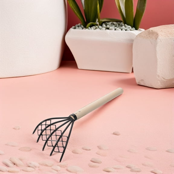 Milisten Handheld Clam Rake with Carbon Steel Construction and Ergonomic Handle for Use