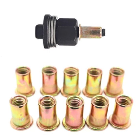 Ergonomic Hand Rivet Nut Tool Set Accessories for Secure Fastening in Tight Area