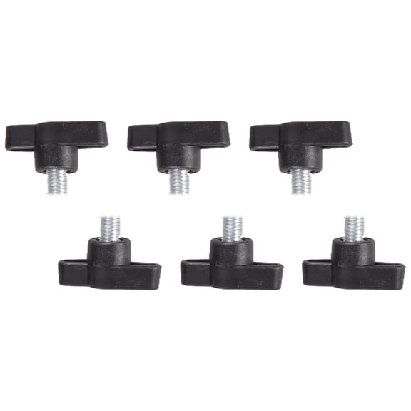 Ergonomic Hand Turned Screws Not Tool Required Strong Carbon Steel Rustproof Fastening Screw 6pcs for Furniture Fixing
