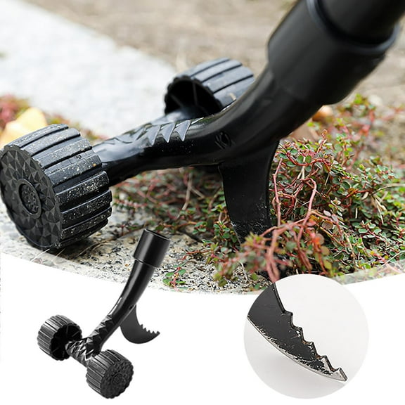 Ergonomic Handheld Garden Weeder With Wheels Efficient Extraction Tool For Precision Removal Lightweight Compact Design Summer Gardening