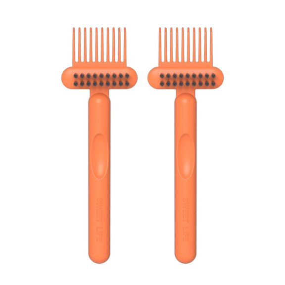 Ergonomic Handle Hairbrush Cleaner Gentle On Brushes Suitable For Home Or Salon Hair Accessory Hygiene Cleaning Tool