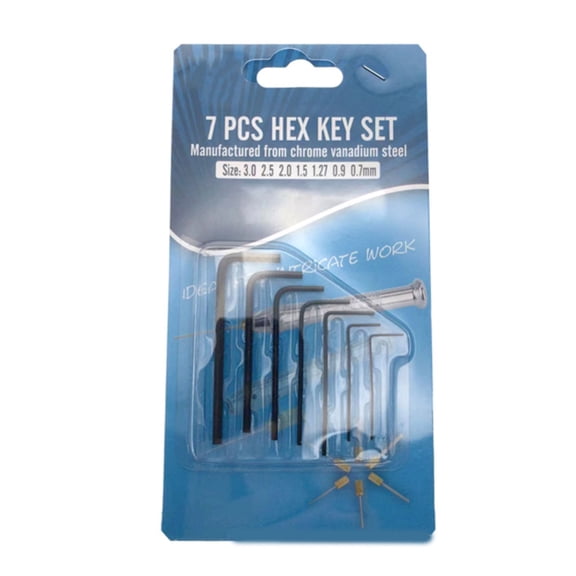 Ergonomic Handle Hexagonal Wrench Key Set With Antiwear Coating Suitable For Professional Repair Task And Everyday Fixes