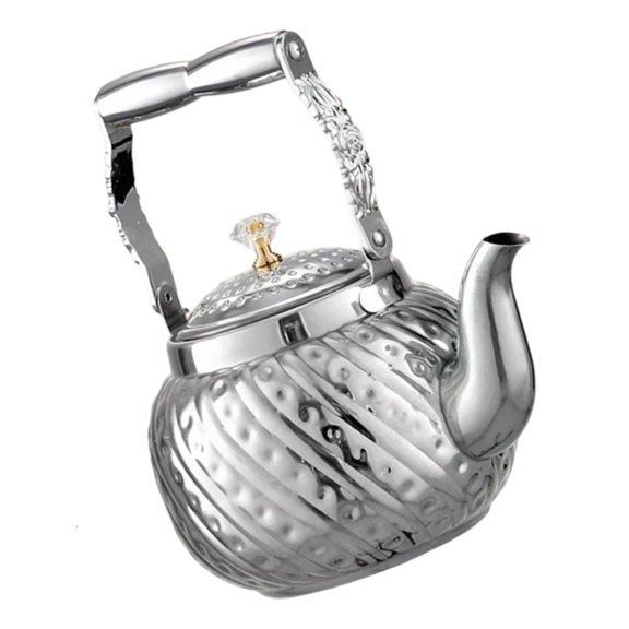 Ergonomic Handle Nonrust Steel Kettles 1.2/1.6/2L Hammered Fronts Design Safe Pouring For Various Age