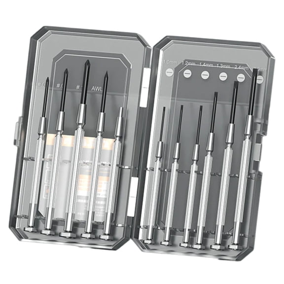 Ergonomic Handle Screwdriver Crafted from Steel Ideal for Jewelers and Repair Enthusiasts in Tiny Applications