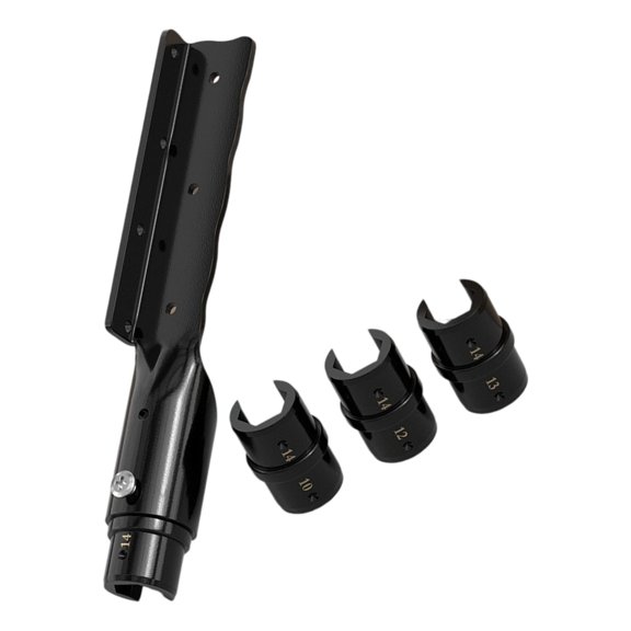 Ergonomic Handle Sockets Wrench For Suspended Ceiling Rod 5 Size Compatibility High Carbon Steel Professional Tool