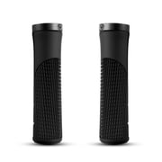 Ergonomic Handlebar Grips Rubber Bicycle MTB Cycling Lock-On Ends Bicycle Grips,Nonslip Bicycle Handlebar Grips,Black
