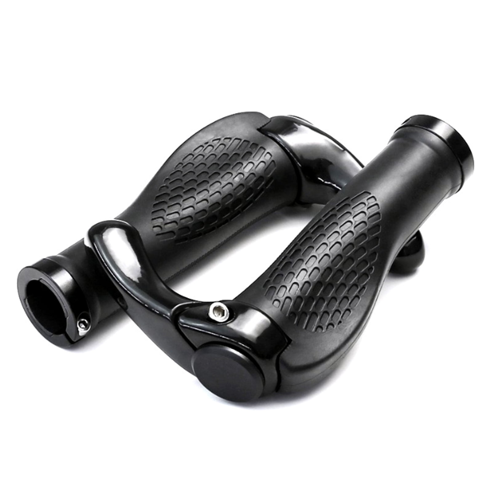 Ergonomic Handlebar Grips with Non Slip Rubber and Wide Palm Platform