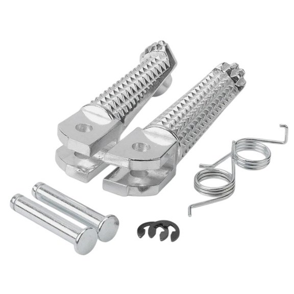 Ergonomic Heavy Gauge Motorcycle Foot Pegs Anti Slip Improved Riding Comfort Universally Compatibility For FZ07 FZ10