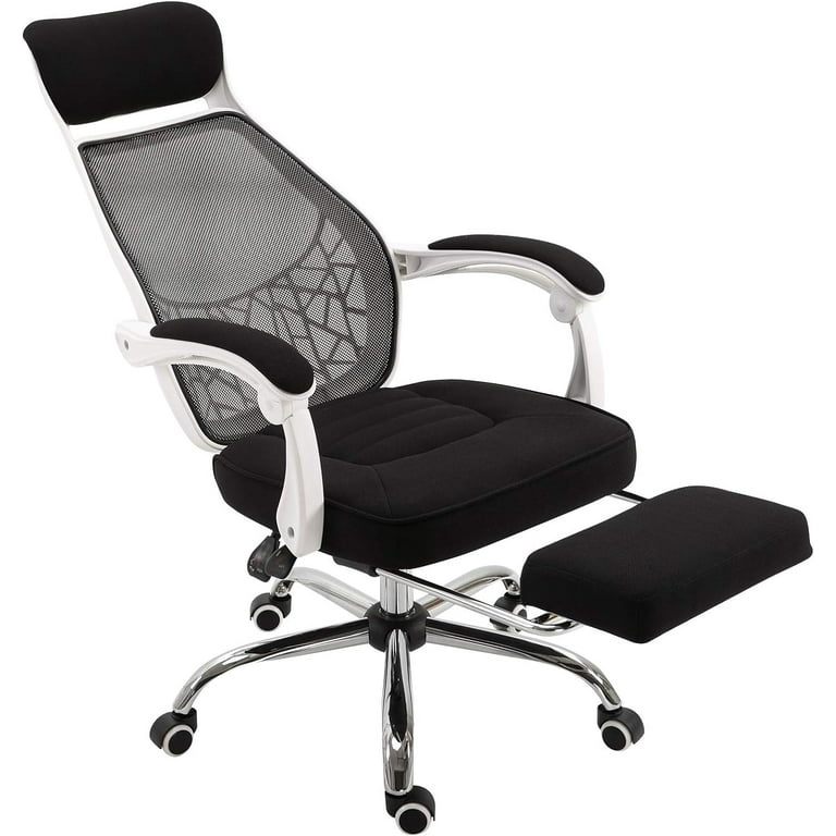 Ergonomic reclining office chair with footrest new arrivals