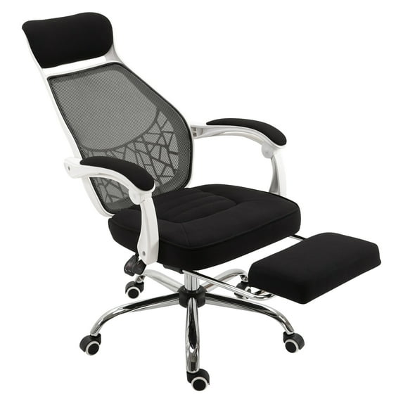 Ergonomic High Back Mesh Office Chair Swivel Reclining Computer Desk ...