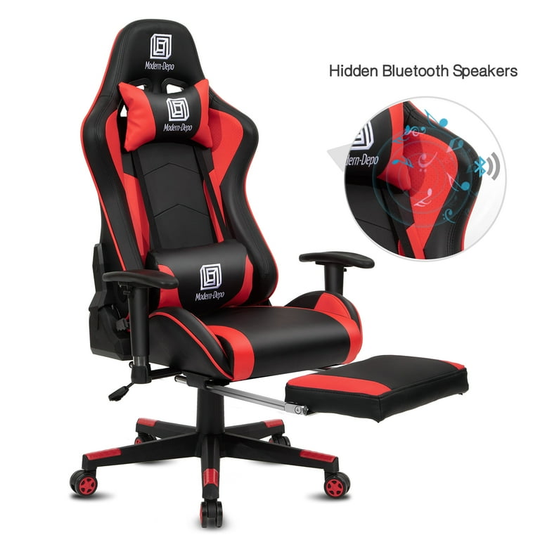 Bluetooth gaming online chair with speakers