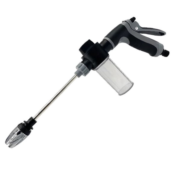 Ergonomic High Pressure Sprayed Guns For Outdoor Use Car Wash Garden Hose Nozzle With Turbos Function And Aluminum Construction