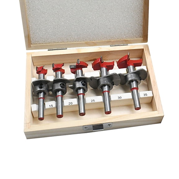 Ergonomic Hole Opener Set Depth Limiter Hole Cutter For Seamless 50mm Boring In Carpentry Projects Easy Process