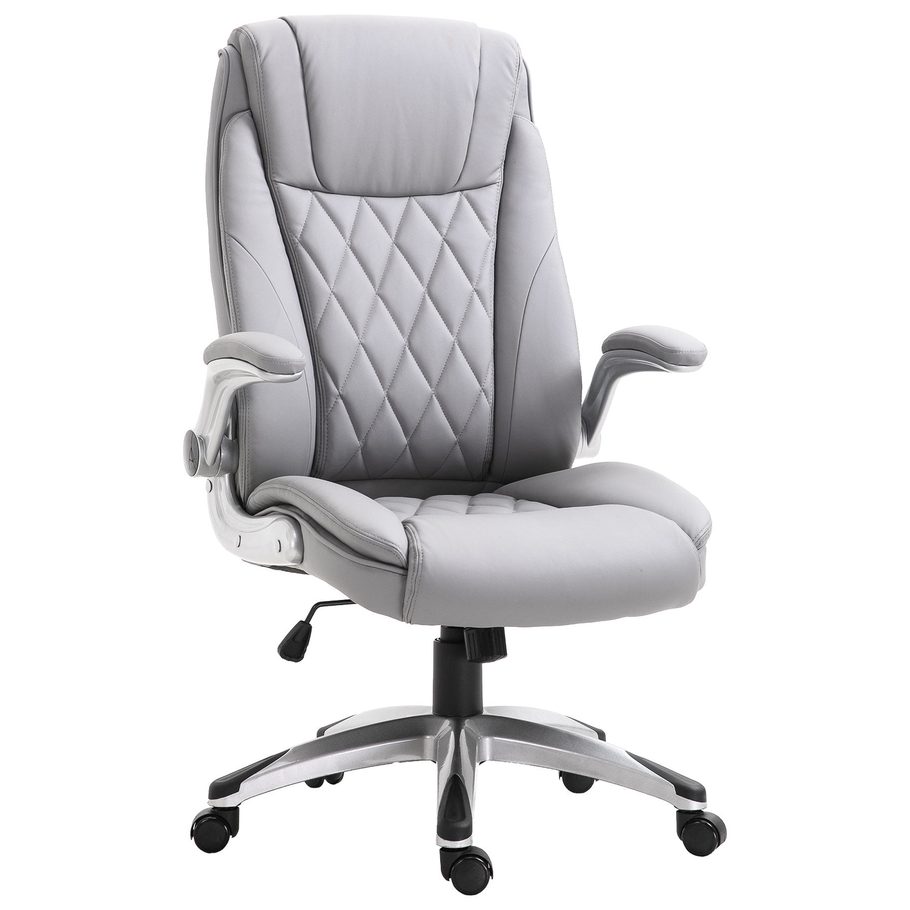 Ergonomic Home Office Chair | Rocking Function for Relaxation | Faux ...