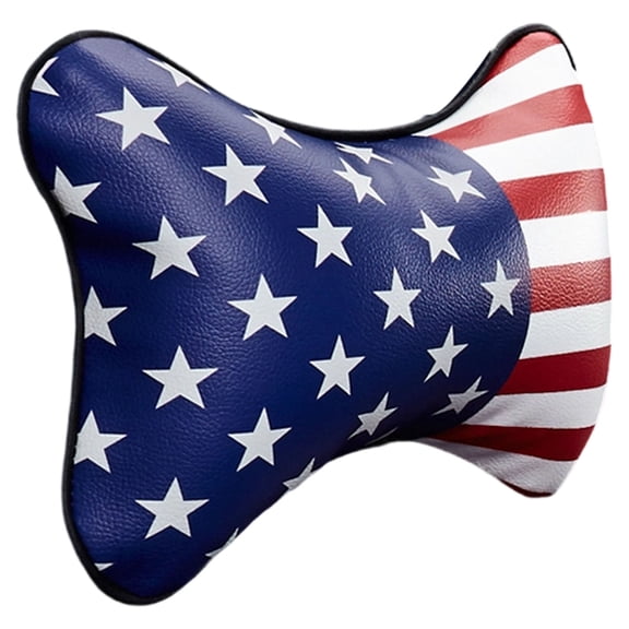 Ergonomic Independence Day Headrest for Car Interior Support with and Universal Fit Auto Seat
