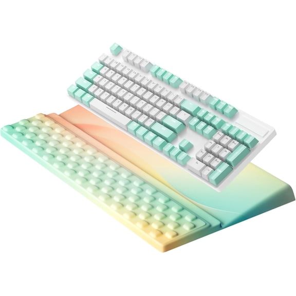 Ergonomic Keyboard Riser Holder with Wrist Rest, Comfy Keyboard Stand Pad for Office Home