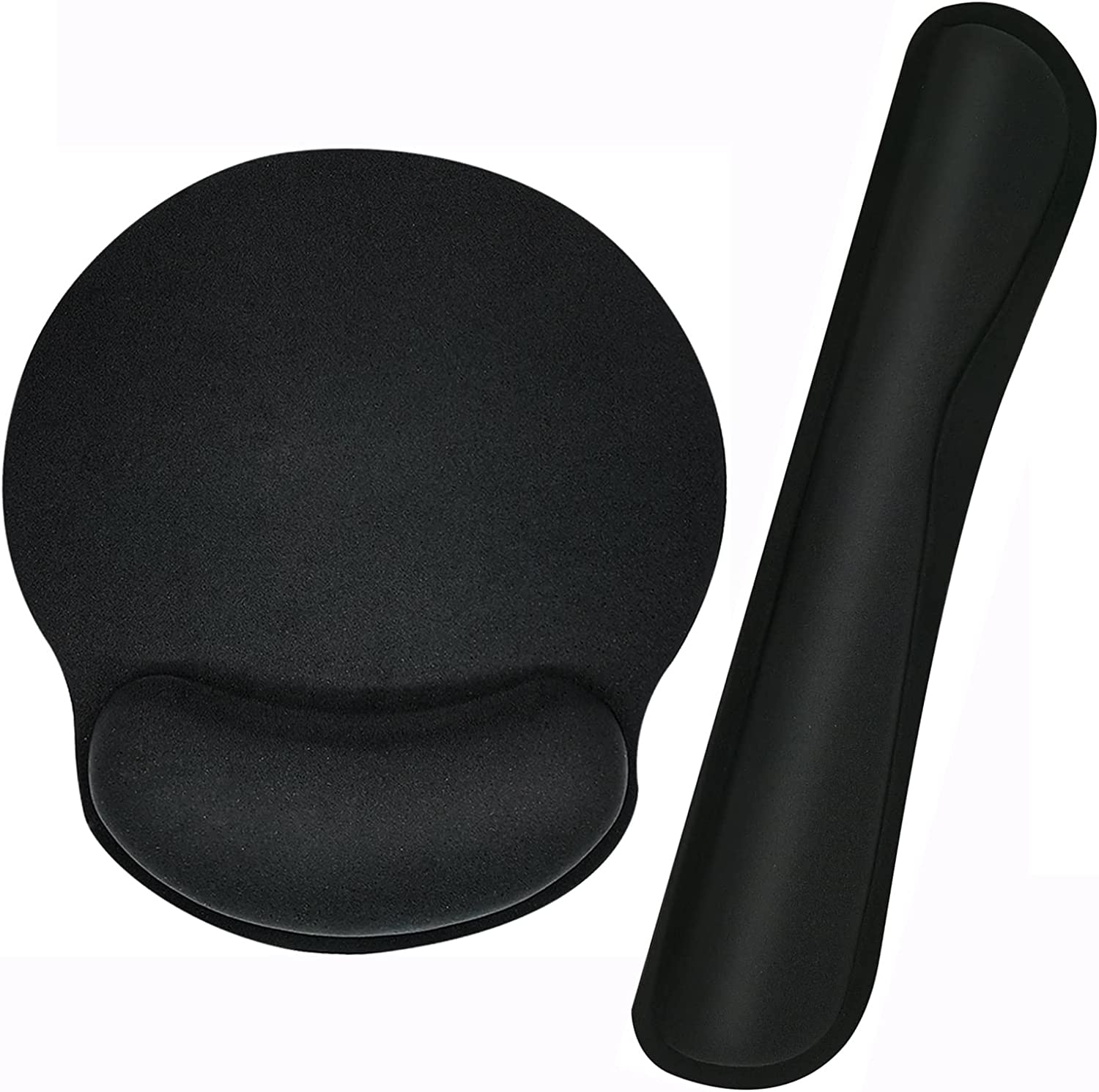 Ergonomic Keyboard Wrist Rest Pad Mouse Pad with Memory Foam Support Relieve Wrist Pain