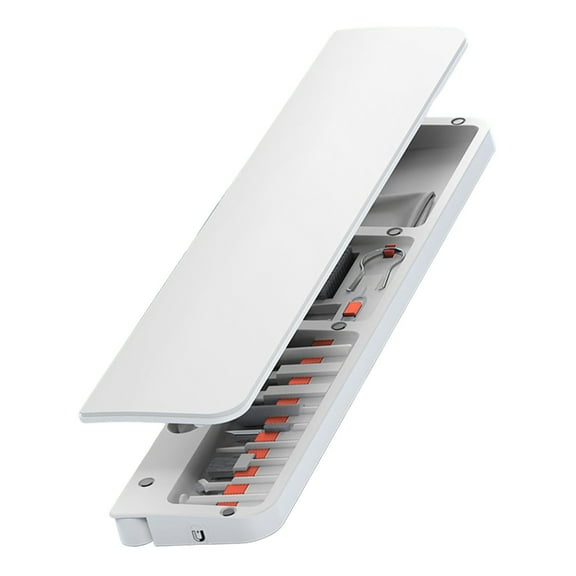 Ergonomic Keyboards Wrist Rest with 22 in 1 Cleaning Tools and Builts in Storage for Pains Relief During Work Gaming Study