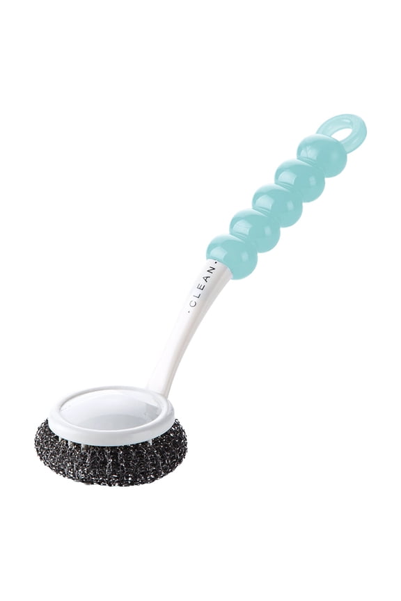 Ergonomic Kitchen Dish Scrubber With Double Sided Wire Scrubbing Pad For Pots And Pans Cleaning Non Scratch Bowl Brush For Efficient Dishwashing And Stain Removal Comfortable Grip Handle With Ergonom