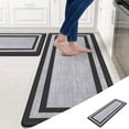 thumbnail image 1 of Ergonomic Kitchen Mats,Anti-Fatigue Non-Slip Floor Mats for Home Entry Doors,Comfortable Standing Support,Durable Cushioning for Kitchens,Laundry Rooms,Sinks and Office Floors 193-Black, 1 of 6