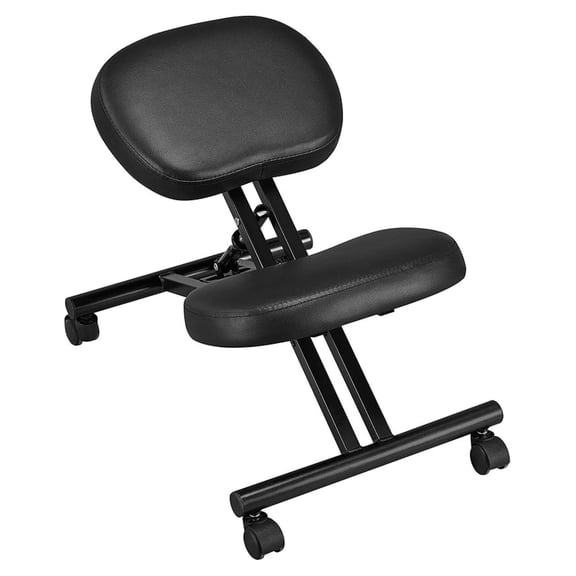 Ergonomic Kneeling Chair Improve Posture & Neck Pain Home Office Desk Chairs Flexible Seating Rolling Adjustable Stool