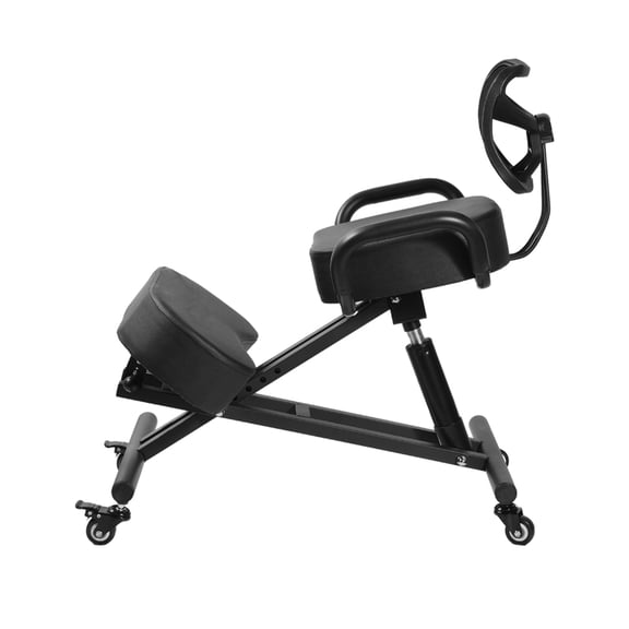 Ergonomic Kneeling Chair with Smooth Casters, Thick Comfort Padding for All-Day Comfort in Medical Offices or Therapy Clinics(B)
