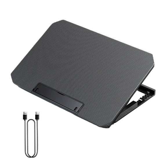 Ergonomic Laptop Cooling Pad For up to 17Inch Notebook With Double Quiet Fan And USB Port Designing Foldable
