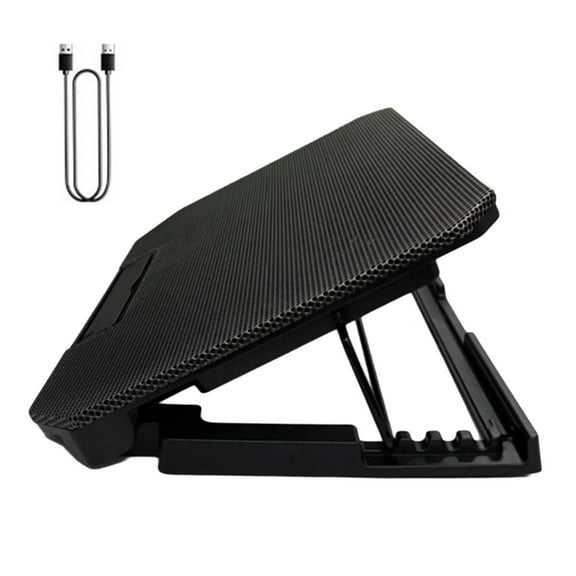 Ergonomic Laptop Cooling Pad For up to 17Inch Notebook With Double Quiet Fan And USB Port Designing Foldable