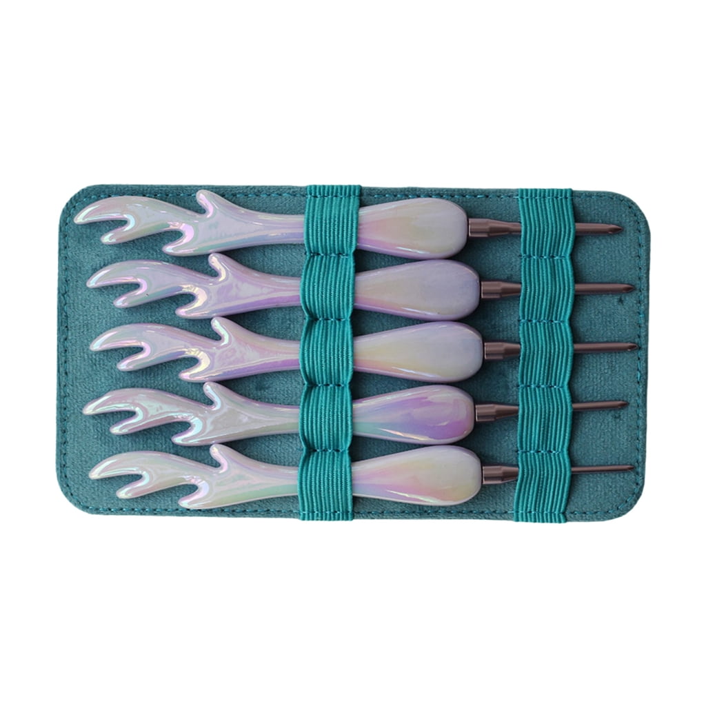 Ergonomic Large Handle Acrylic Crochet Hook for Crafting