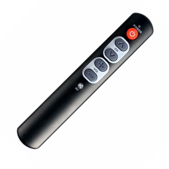 Ergonomic Learning Remote Control With 6 Large Button Intelligent Controller For Sound And Video Device Easy To Use