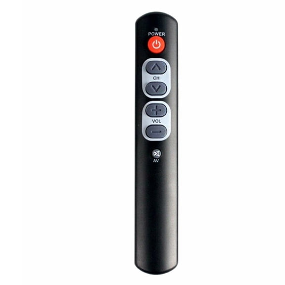 Ergonomic Learning Remote Control With 6 Large Button Intelligent Controller For Sound And Video Device Easy To Use