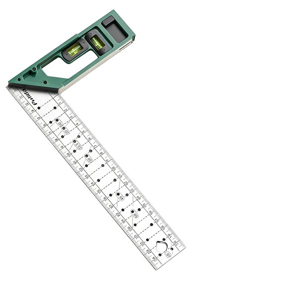Ergonomic Lightweight Aluminum Right Angled Ruler Drafting Scale Perfect For Architects Engineers And DIY Enthusiasts