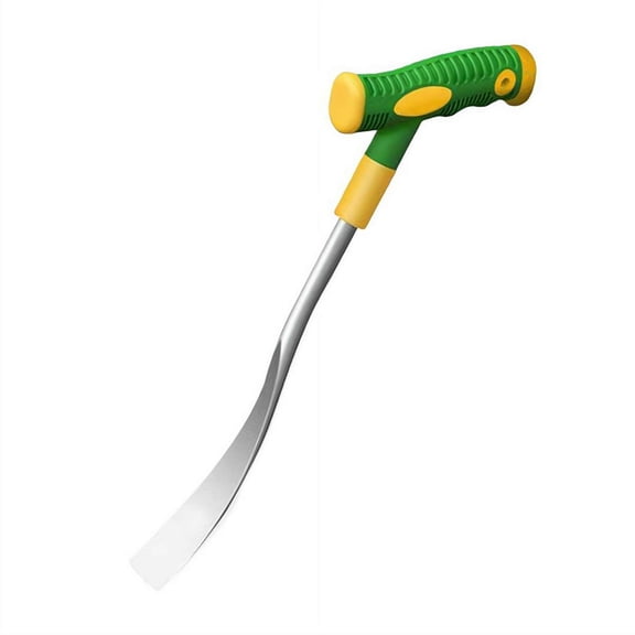 Ergonomic Long Handle Weed Puller Tool, Manual Stand-up Root Removal Tool with Easy-Grip Comfort Handle