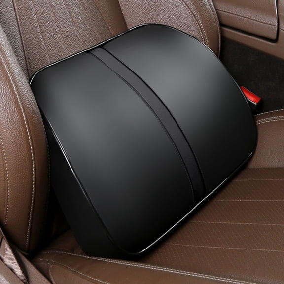 Ergonomic Lumbar Support Cushion for Car and Office Chair, Memory Foam Back Pain Relief Pillow with 9 Massage Points, Breathable Cotton Cover Reduces Fatigue