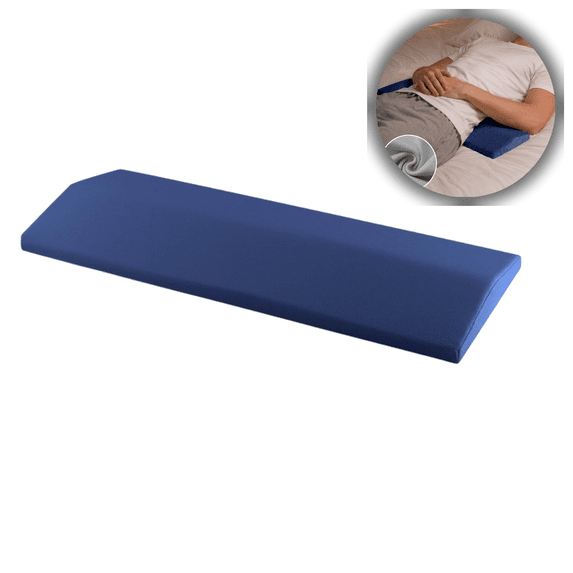 Ergonomic Lumbar Support Cushion for Side and Back Sleepers, Pregnancy, Bed Rest, Recliner, Sofa—Portable Lower Back Pillow for Comfort and Relief